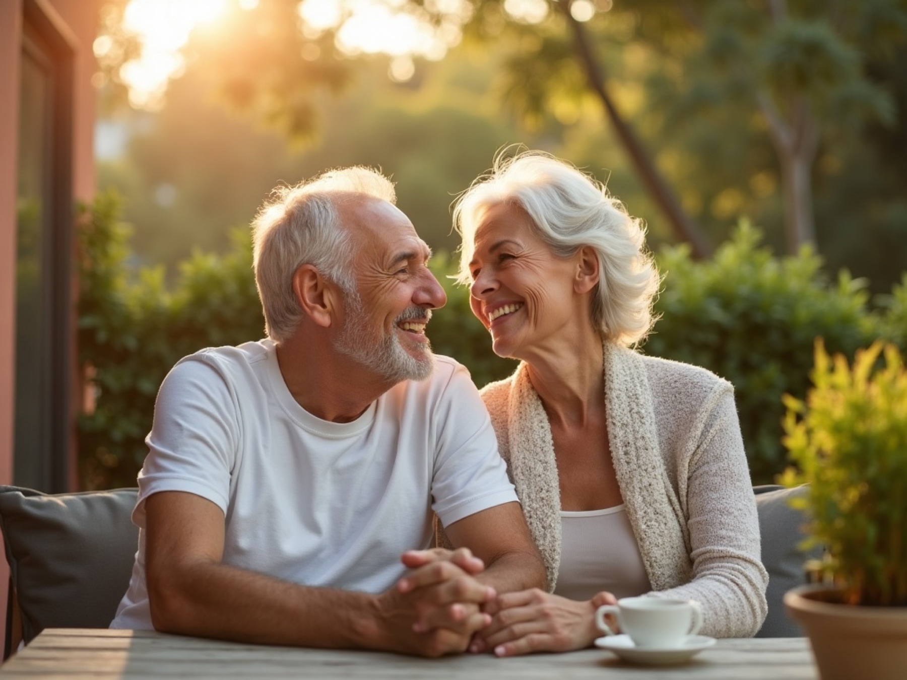 Pareja mexicana disfrutando un retiro tranquilo con su Plan Personal de Retiro
